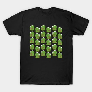 Kermit The Frog pattern T-Shirt